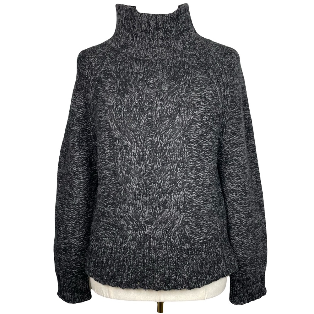 Banana Republic Italian Wool Cable Knit Turtleneck Women’s Sweater M